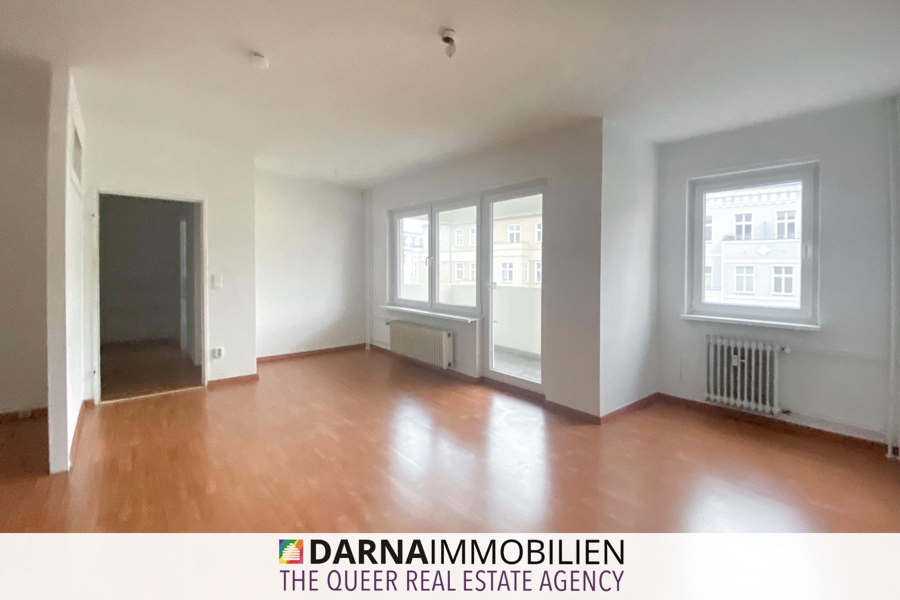 Blick auf den Balkon